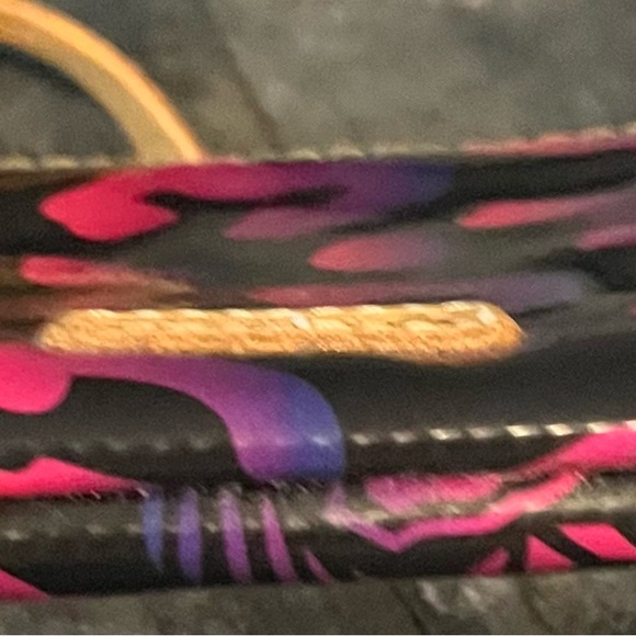 Consuela Vibrant Pink and Black Leopard Wallet with Key Ring - Picture 6 of 7